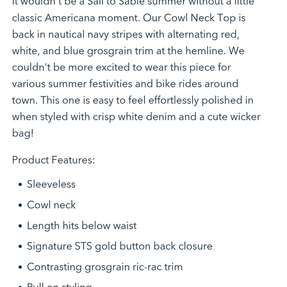 Sail to Sable Striped Sleeveless Top with Colorful Hem, New, Size XS - Picture 3 of 14